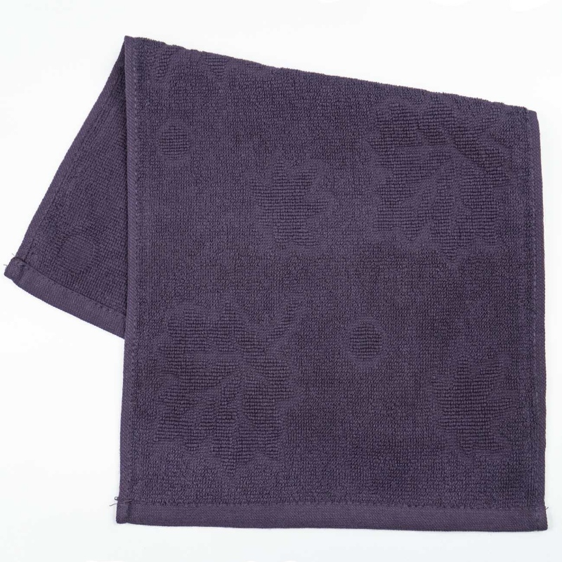 Рушник серветка кухонна жакардова GM Textile 25х45 см 380 г/м2 (Фіолетовий)